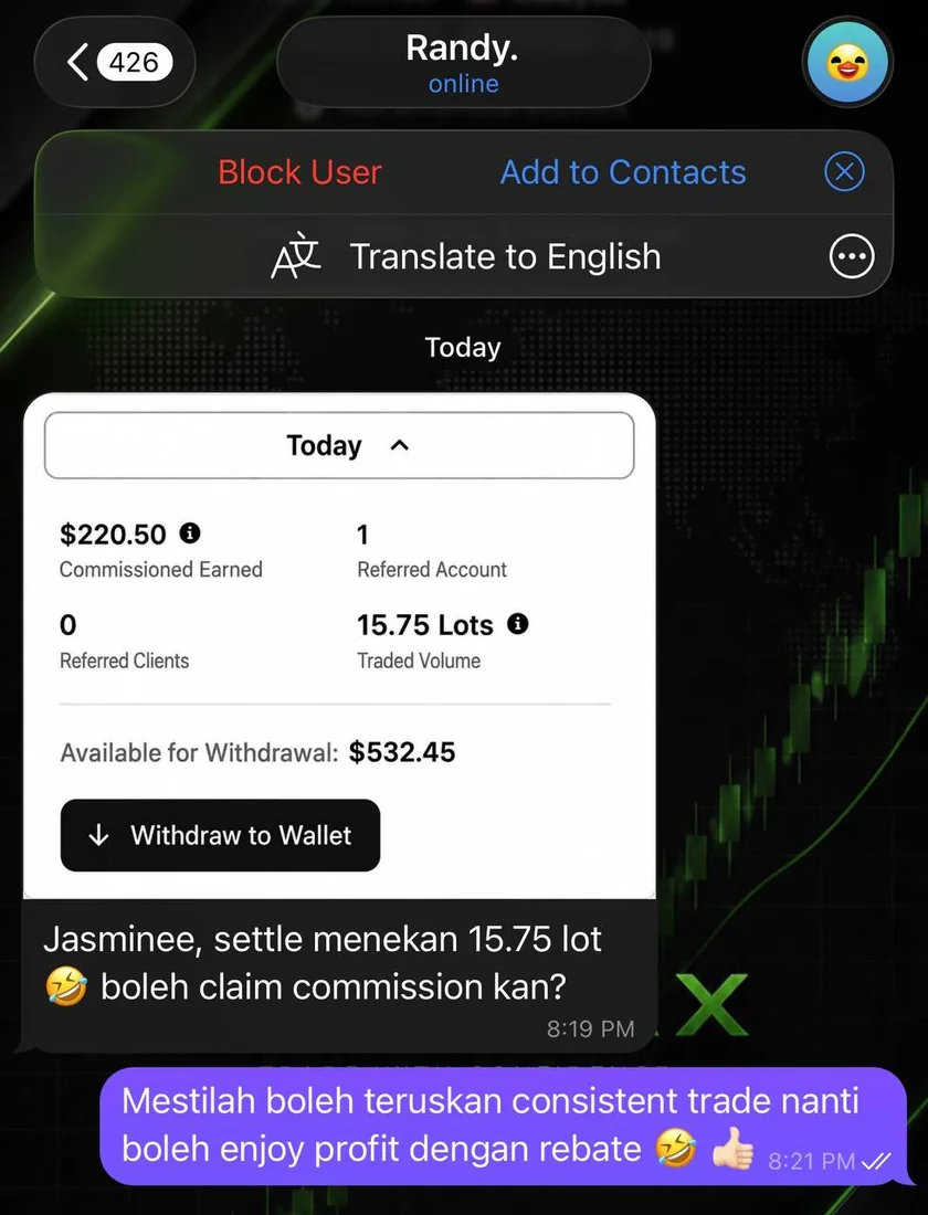 Trader feedback 6