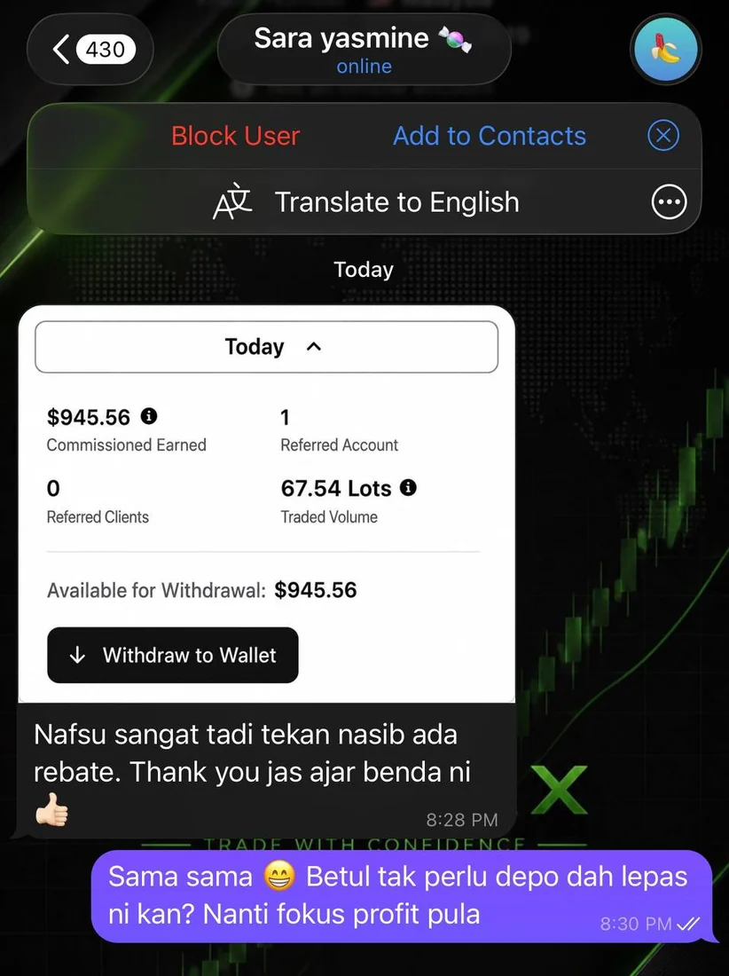 Trader feedback 7