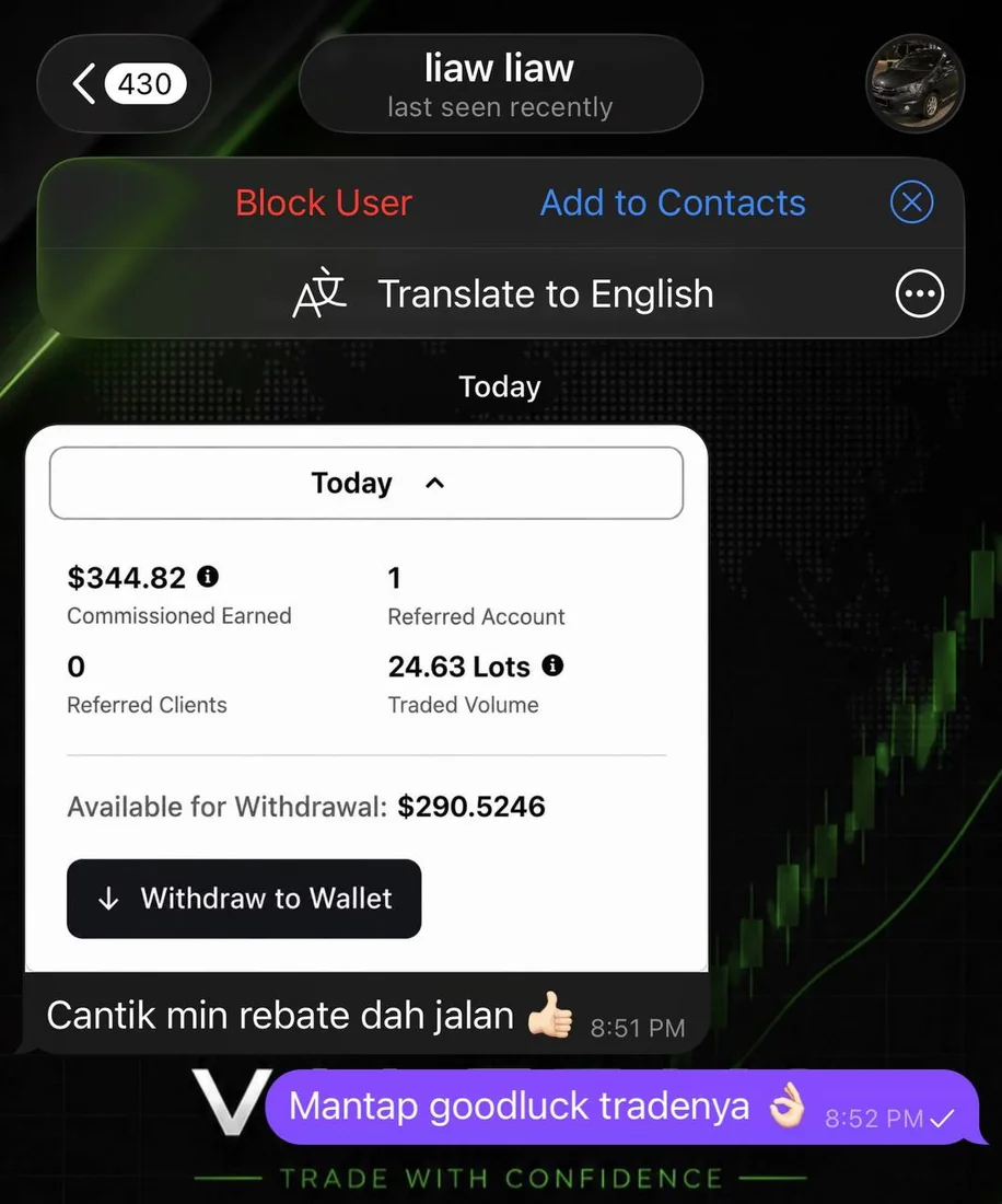 Trader feedback 9