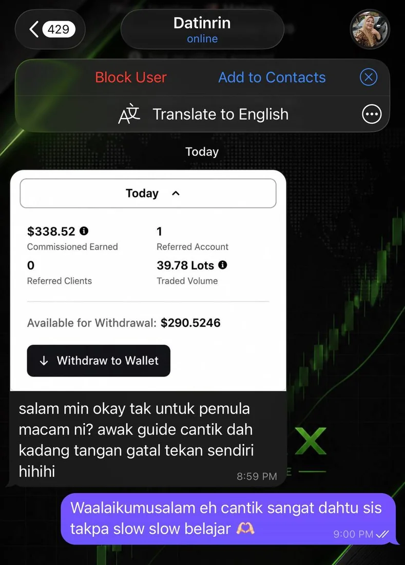Trader feedback 10